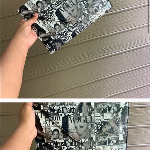 Magazine print clutch - Picture 2 of 2
